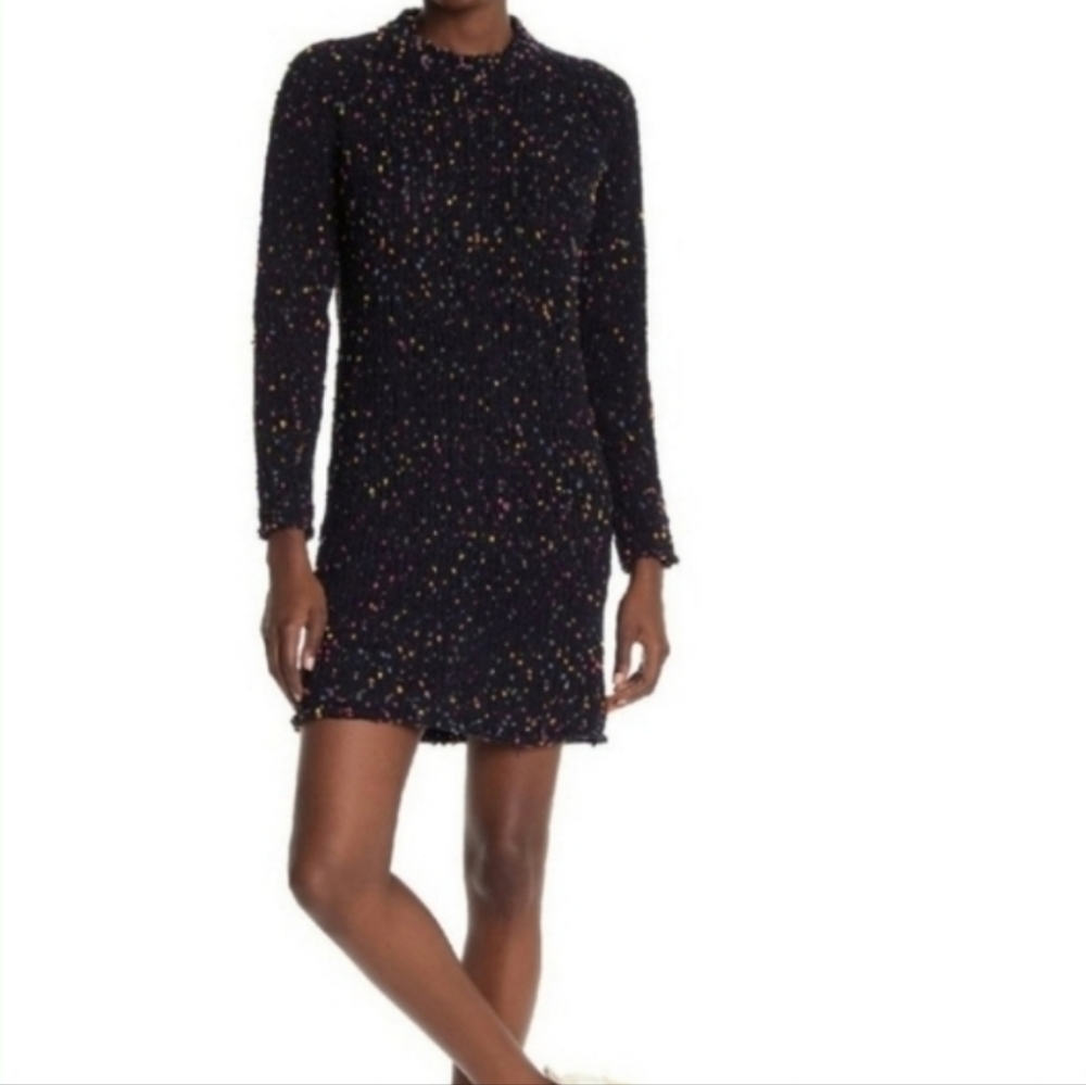 Cotton Emporium confetti sweater dress medium